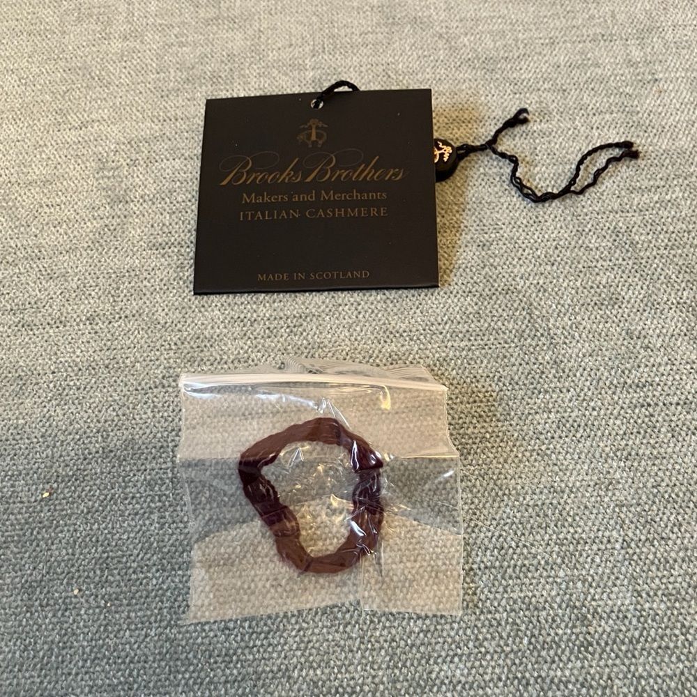 Maroon Brooks Brothers Italian Cashmere Thread